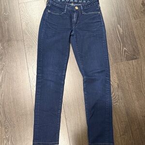 Earnest Sewn Dark Blue Straight Leg Jeans